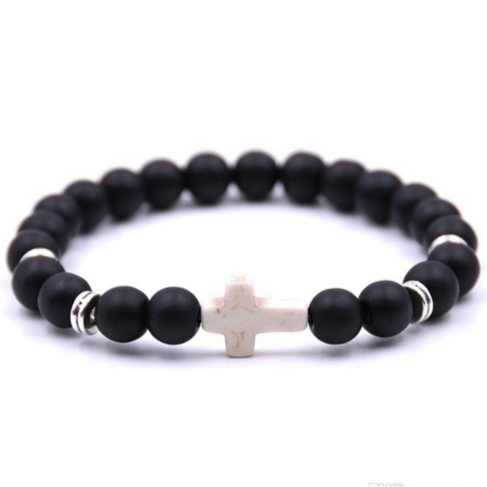Black Bohemian Style Stackable Bracelet